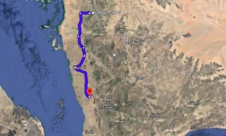 قوة احتياط حوثية تتحرك من حجة باتجاه الحديدة 1 قوة احتياط حوثية تتحرك من حجة باتجاه الحديدة