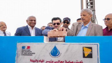 لحج تشهد تدشين مشروع حفر ثلاثة آبار لتعزيز إمدادات المياه