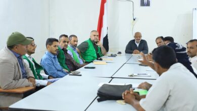 محافظ الحديدة يناقش مع ممثلي منظمة هيومن ابيل الوضع الإنساني بالمحافظة