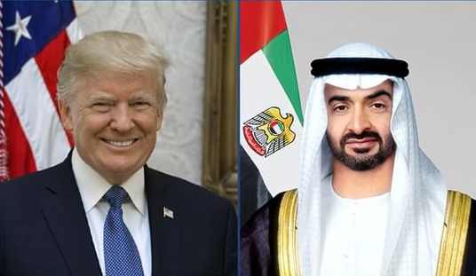 محمد بن زايد يبحث مع ترامب تطورات المنطقة والاعتداءات الإيرانية 1 محمد بن زايد يبحث مع ترامب تطورات المنطقة والاعتداءات الإيرانية