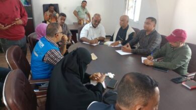 مدير الوحد التنفيذية بالحديدة يلتقي كبيرة منسقي كتلة المأوى في اليمن