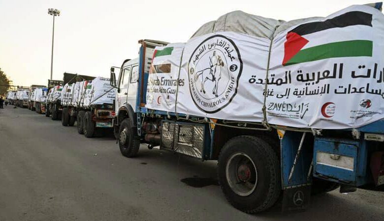 قرقاش: مساعدات الإمارات إلى غزة تجسد الوجه الإنساني للدولة 1 قرقاش: مساعدات الإمارات إلى غزة تجسد الوجه الإنساني للدولة