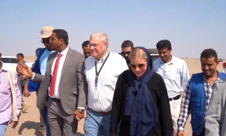 وفد من الهجرة الدولية يزور المناطق المحررة جنوب الحديدة