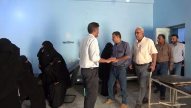 وكيل وزارة الصحة يتفقد مستشفى حيس الريفي ويشيد بالمستوى الطبي للعاملين