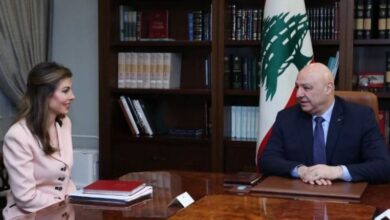 رئيس لبنان ومبعوثة أمريكا يبحثان تطورات الوضع في الجنوب والإصلاحات الاقتصادية