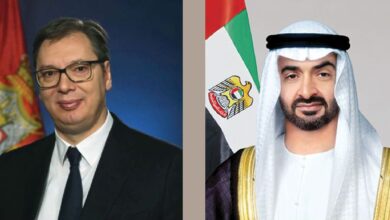 رئيسا الإمارات وصربيا يبحثان توسيع الشراكة الاستراتيجية في قطاعات حيوية