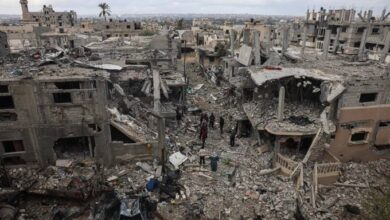 استشهاد 10 فلسطينيين في غزة مع استمرار القصف الإسرائيلي المكثف على مناطق متفرقة