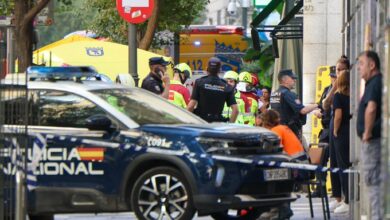 انهيار مبنى قيد الترميم في مدريد ومفقودون تحت الأنقاض