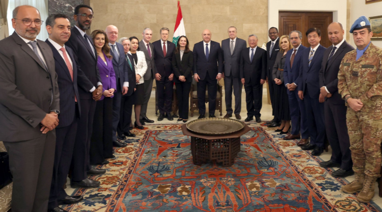 الرئيس اللبناني يطالب مجلس الأمن بالضغط على إسرائيل وتقديم دعم عاجل للجيش