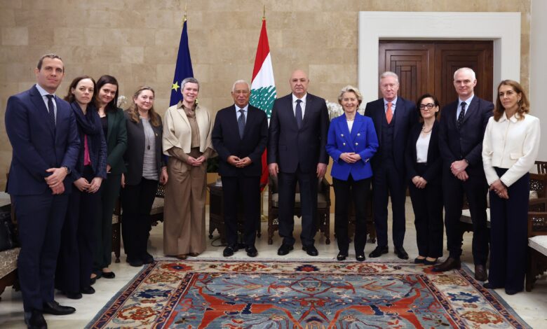 لبنان يدعو لانسحاب إسرائيل وتعزيز دعم أوروبا للجيش
