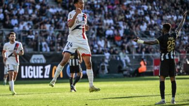 باريس سان جيرمان يحسم مواجهة أنجيه بثلاثية ويقترب من حسم لقب الدوري الفرنسي