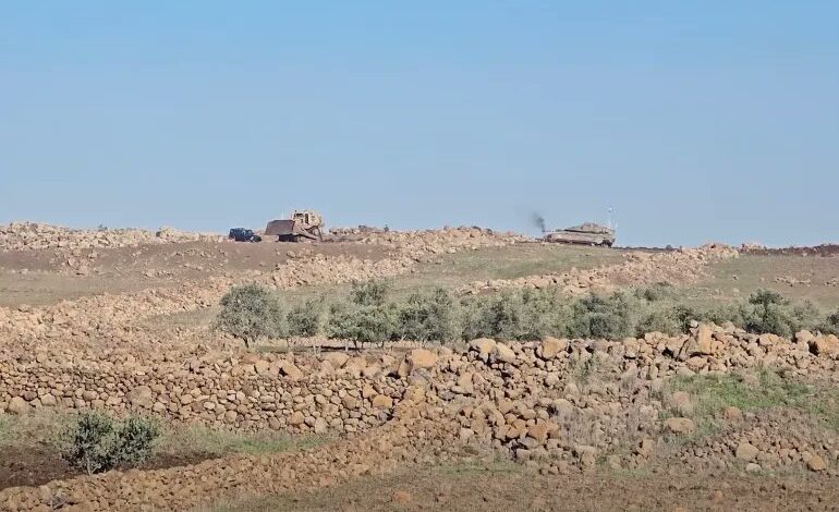 قذائف وتوغلات إسرائيلية تطال ريف القنيطرة وسط توتر متصاعد في الجنوب السوري
